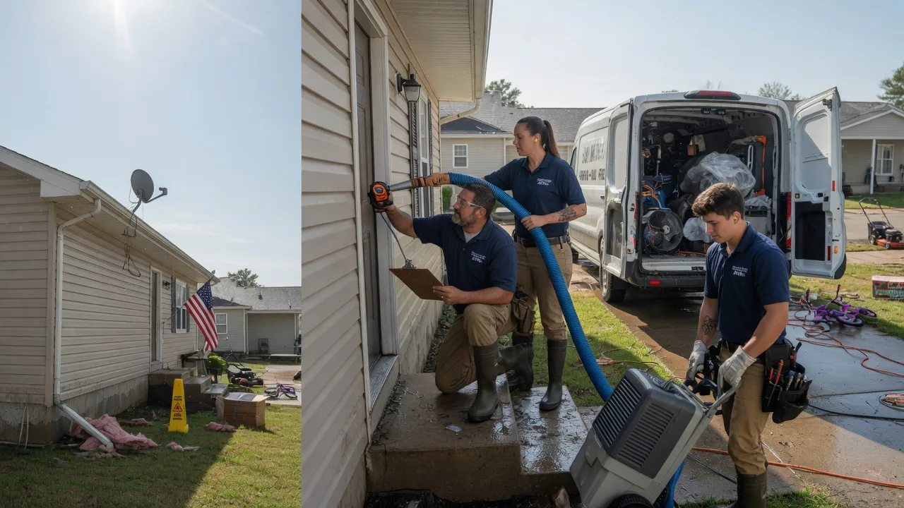 Ceiling Water Damage Restoration in Stratford, WI near me